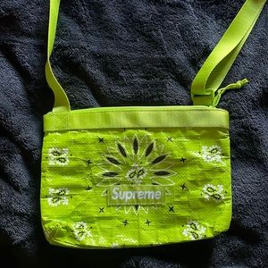 Supreme green bag